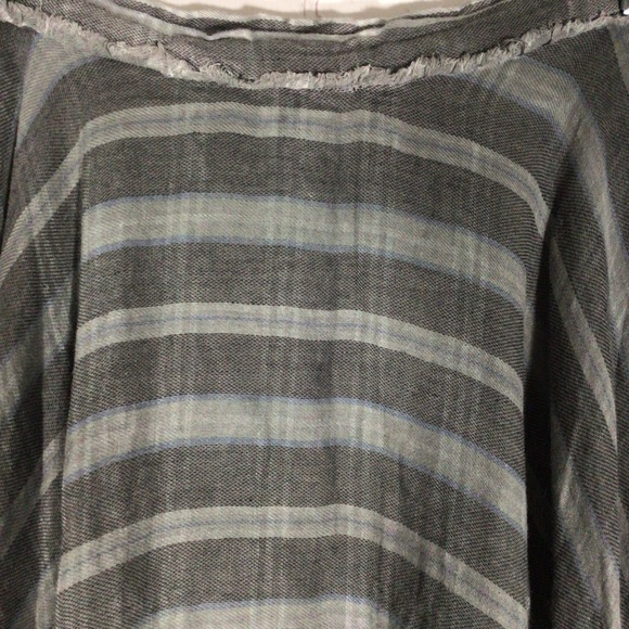 Free People Gray Plaid Skirt - Size 6 - Picture 2 of 8